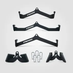 RitFit 5pcs Lat Pulldown Bar Combo