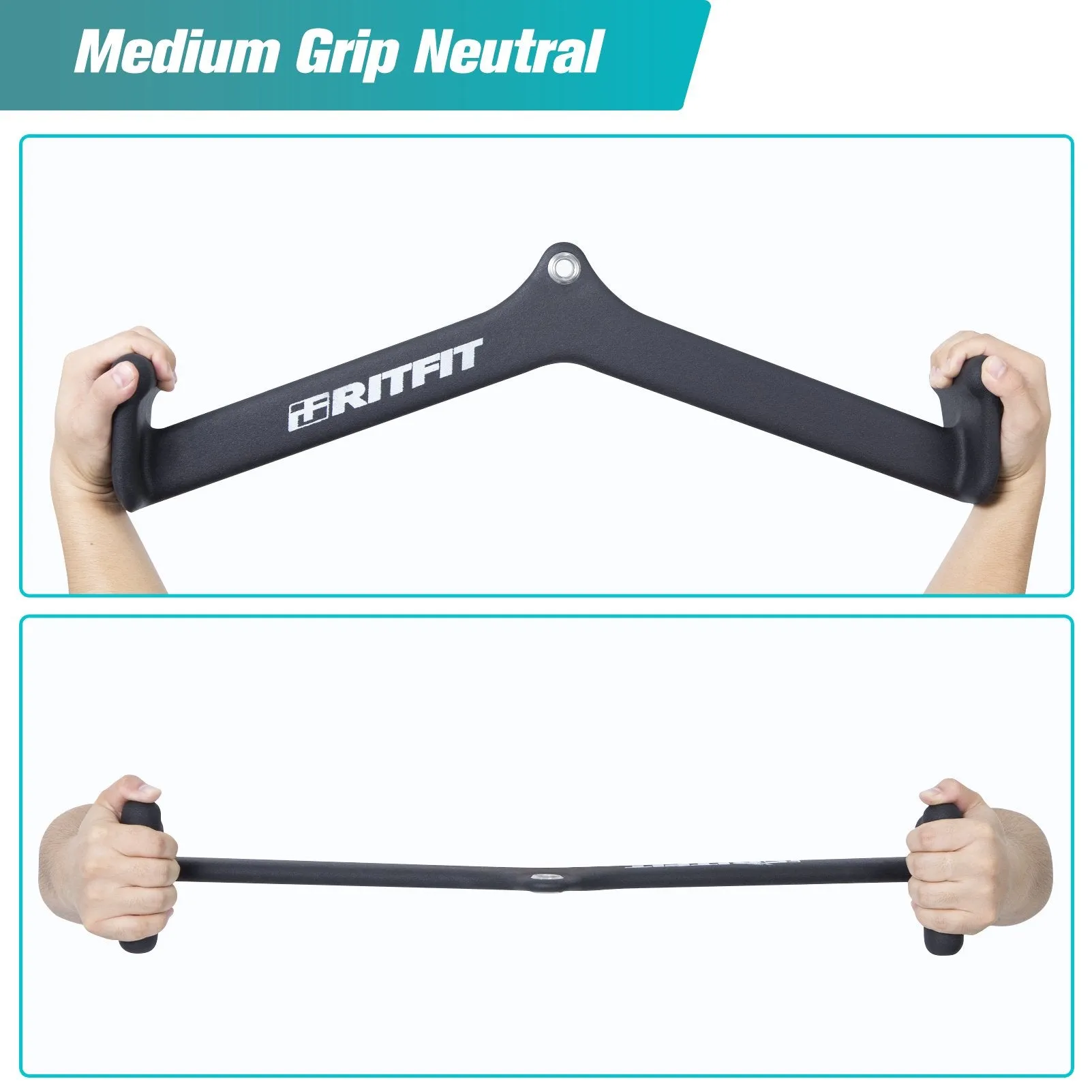 RitFit 5pcs Lat Pulldown Bar Combo