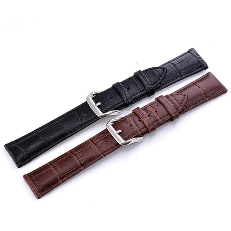 Snakeskin Leather Watch Straps Compatible with the Xiaomi Amazfit Smart Watch, Smart Watch 2