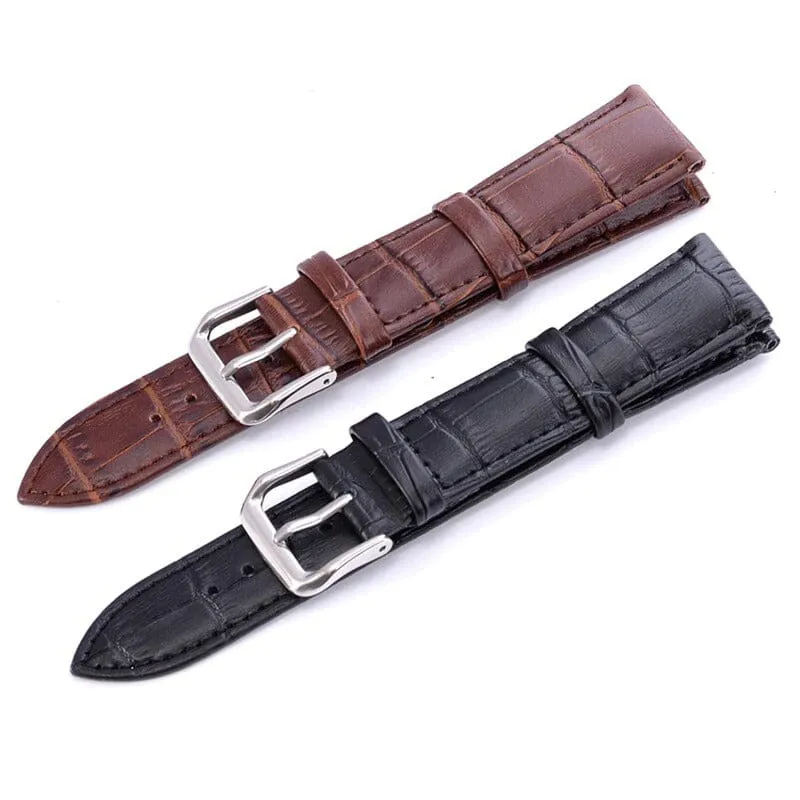 Snakeskin Leather Watch Straps Compatible with the Xiaomi Amazfit Smart Watch, Smart Watch 2