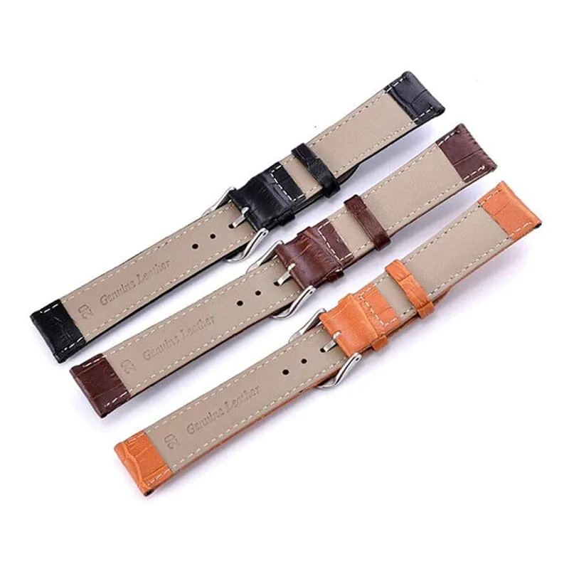 Snakeskin Leather Watch Straps Compatible with the Xiaomi Amazfit Smart Watch, Smart Watch 2