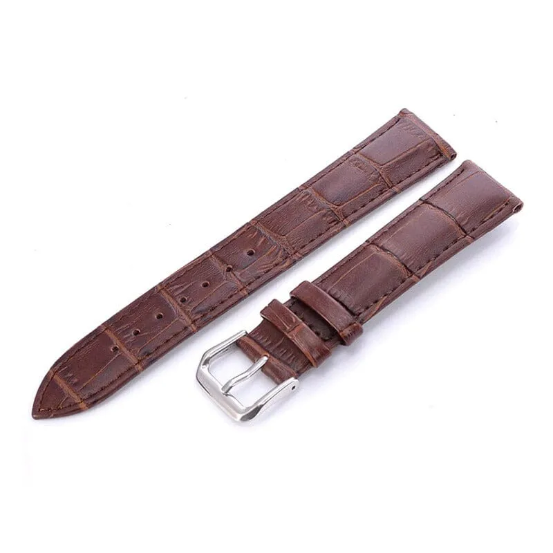 Snakeskin Leather Watch Straps Compatible with the Xiaomi Amazfit Smart Watch, Smart Watch 2