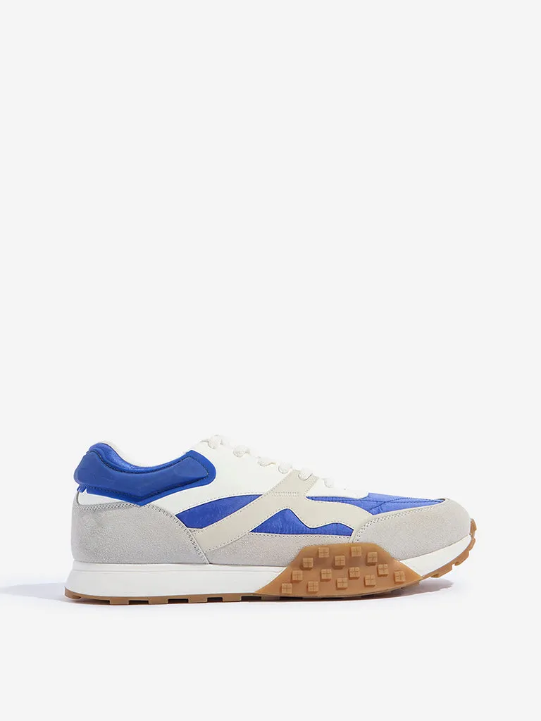 SOLEPLAY Blue Colour-Block Sneakers