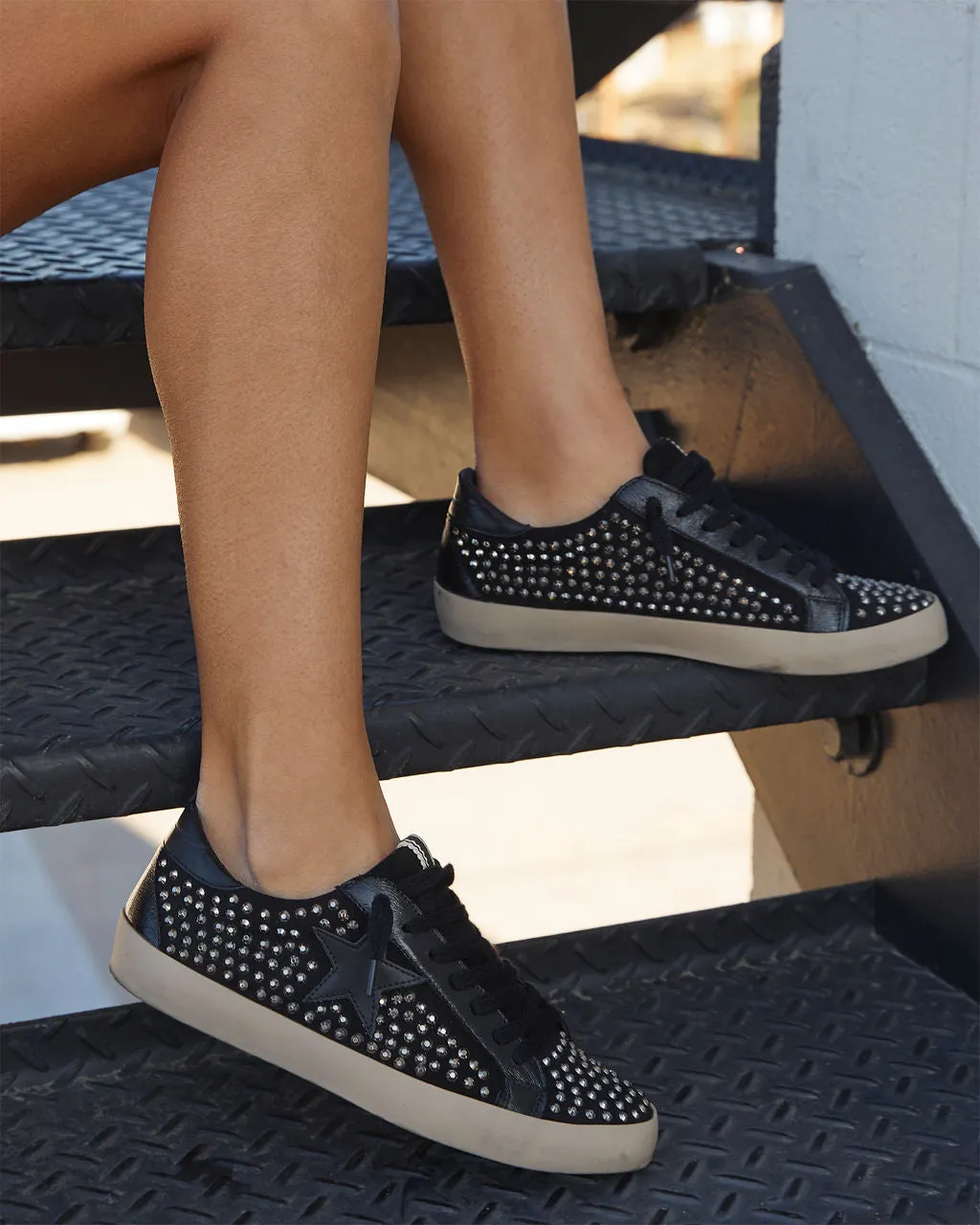 Star Power Studded Platform Sneaker