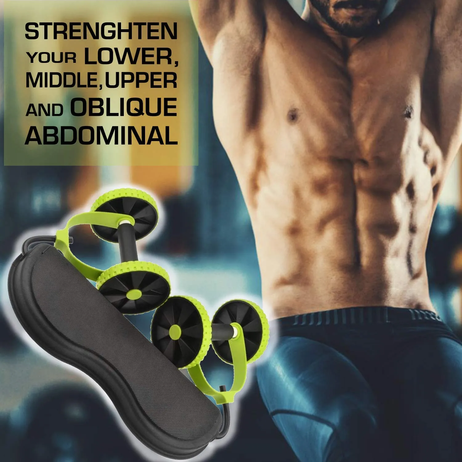 Strauss Ab Exerciser with 6 Levels Resistance