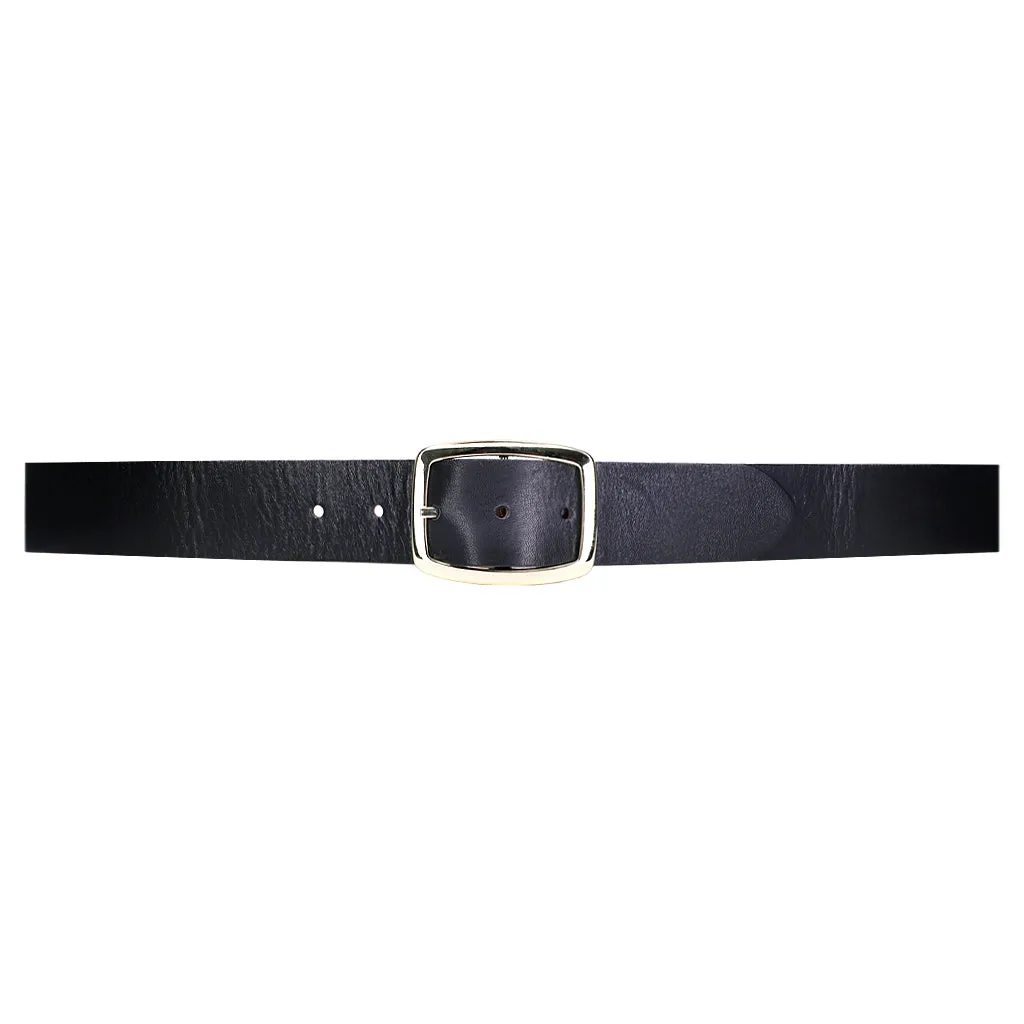 Streets Ahead Classic Belt with Gold Buckle