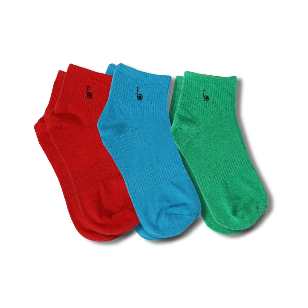 TG Basic Solid Socks (Pack of 3)