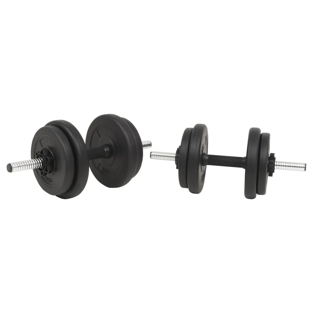 vidaXL Barbell and Dumbbell Set 66.1 lb – Versatile Strength Training Equipment