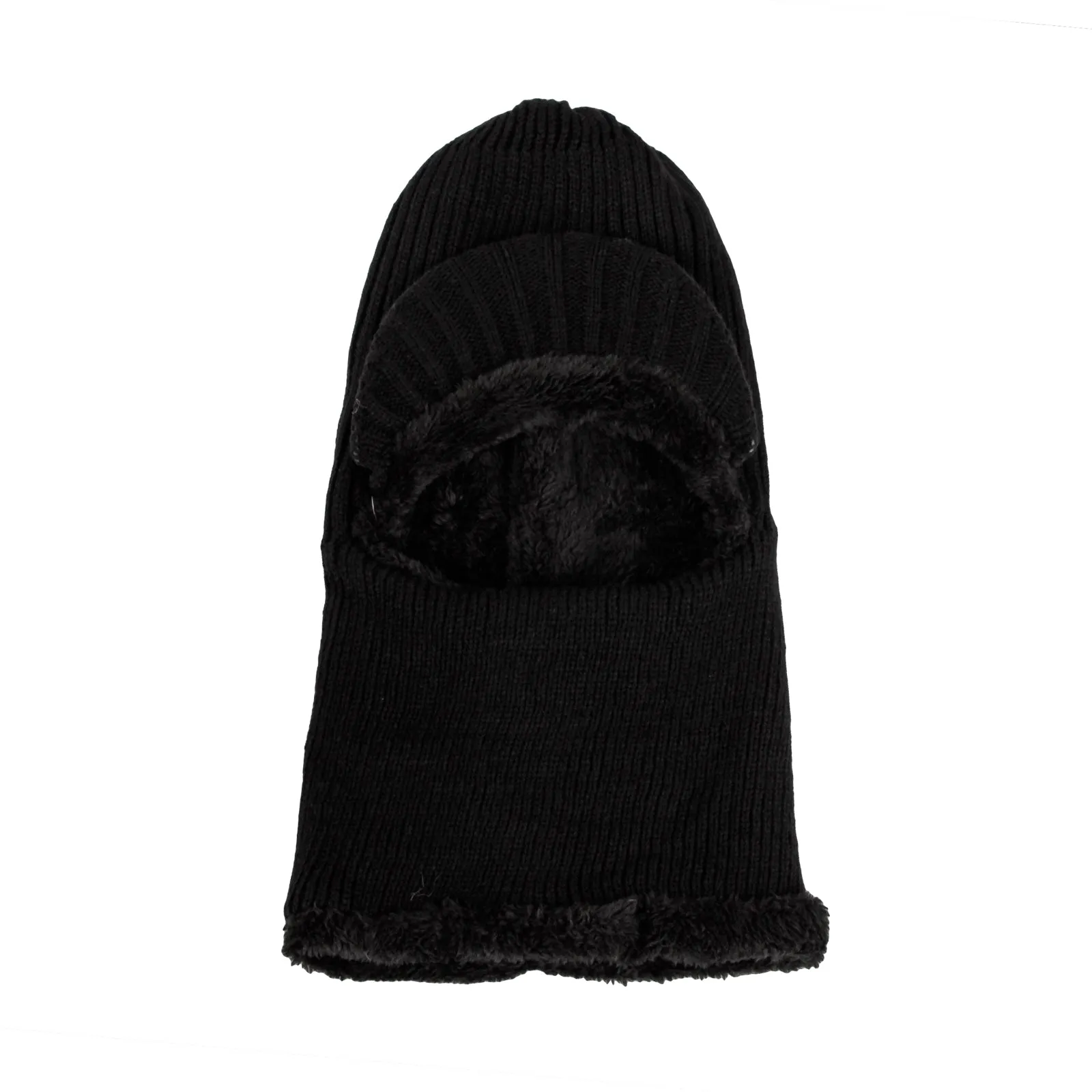 Winter Knit Visor Beanie Hat Fleece Face Mask Balaclavas XZX0070