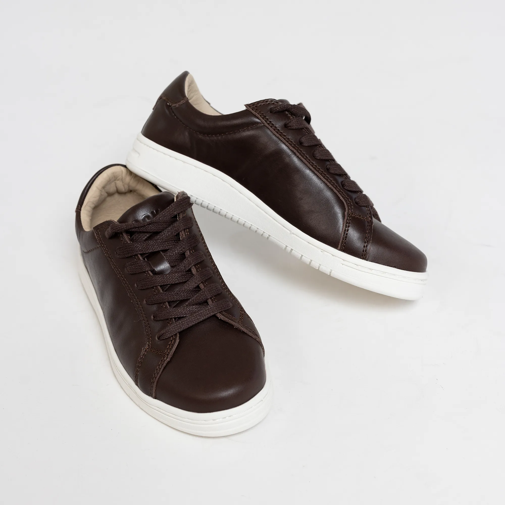 Women's Brown Leather Dress Sneaker