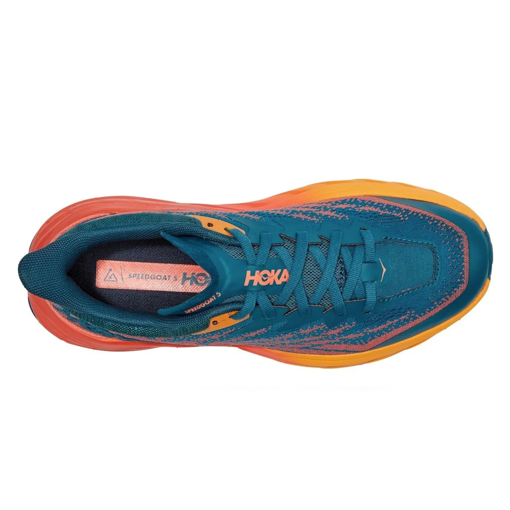 Womens HOKA Speedgoat 5 - Blue Coral / Camellia