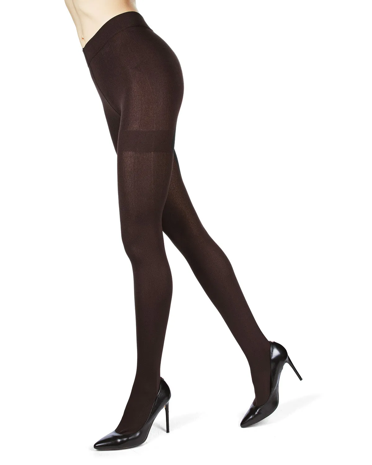 Women's Plush Lined Cozy Warm Winter Opaque Tights