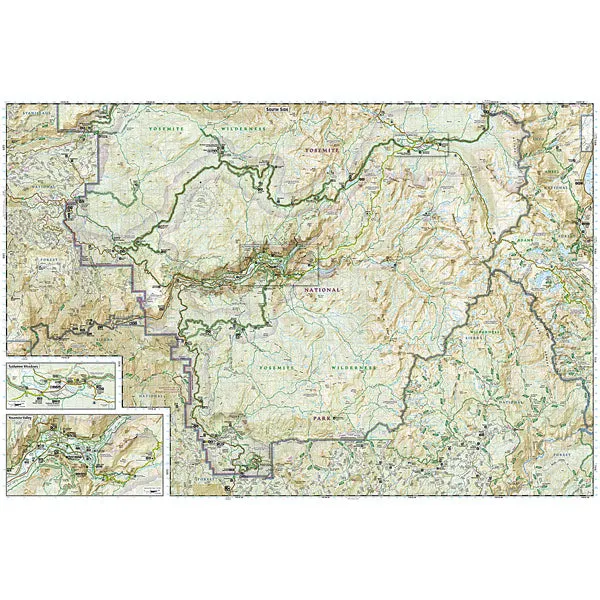 Yosemite National Park Map