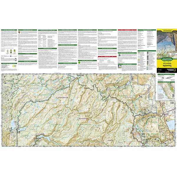 Yosemite National Park Map